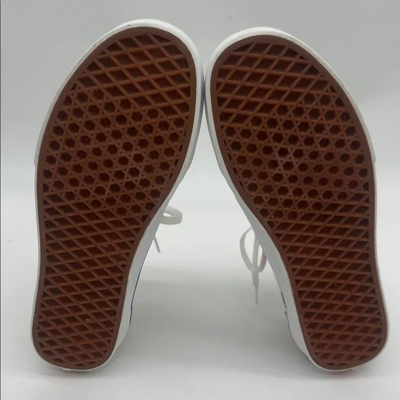 Vans Unisex Old Skool Cream White Low Top Sneakers Men Size 9.5 Womens Size 11.0 - Picture 12 of 14